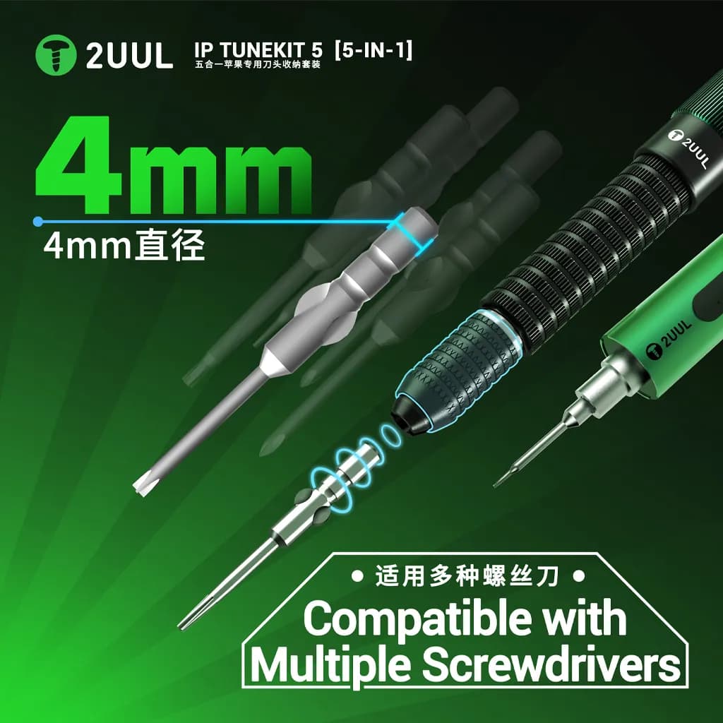 ست 5 عددی سری پیچ گوشتی 2UUL SD25 — تصویر ۷