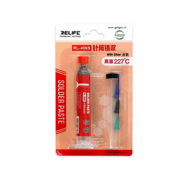 خمیر قلع سرنگی 227 درجه RELIFE RL-406S — تصویر ۴