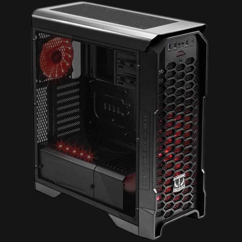 کیس کامپیوتر گیمینگ گرین مدل STRIKER — تصویر ۴