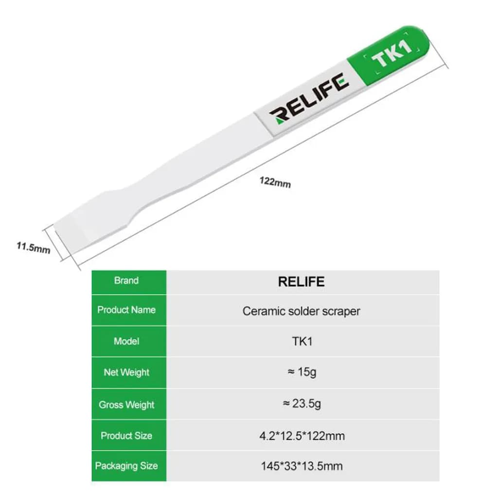 کاردک خمیر قلع سرامیکی Relife TK1 — تصویر ۵