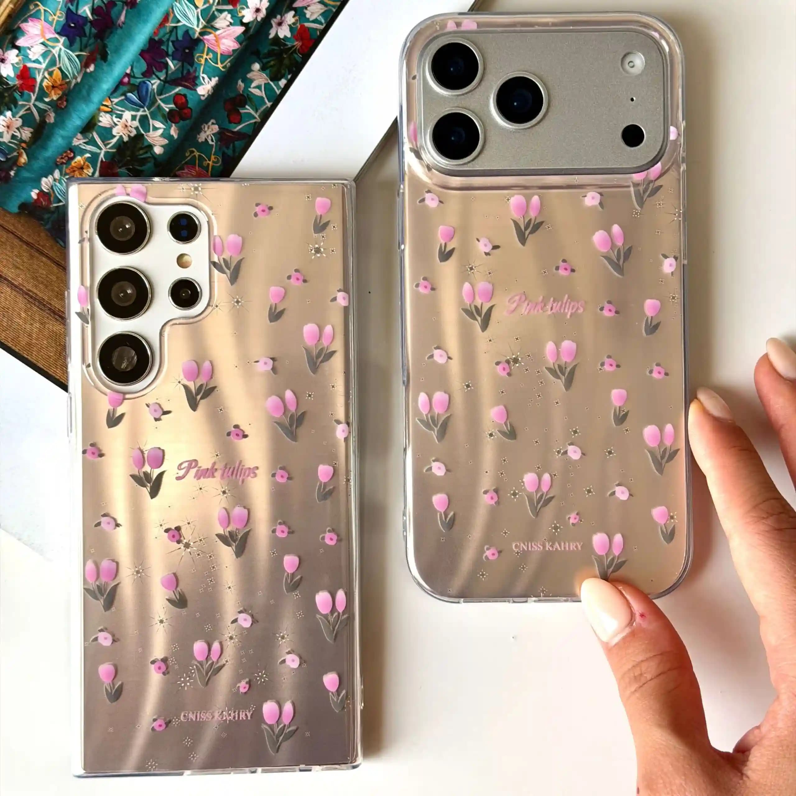 قاب Pink Tulips شیائومی Note13 4G/Note14 4G/Note14 pro 4G — تصویر ۵