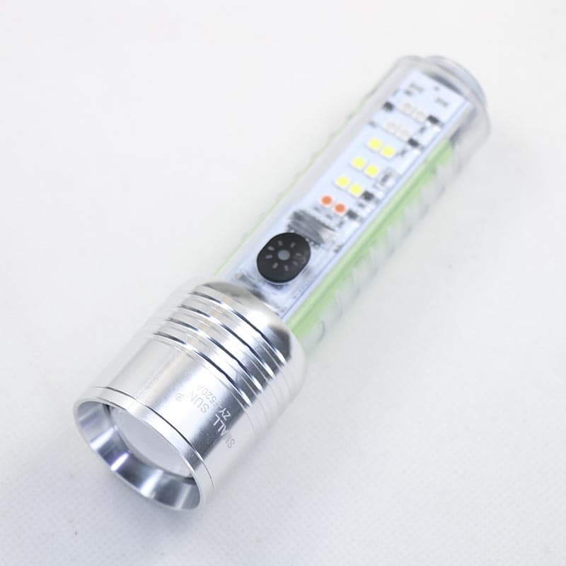 چراغ قوه پلیسی (3عدد) مدل 520A | چراغ قوه دستی LED — تصویر ۲