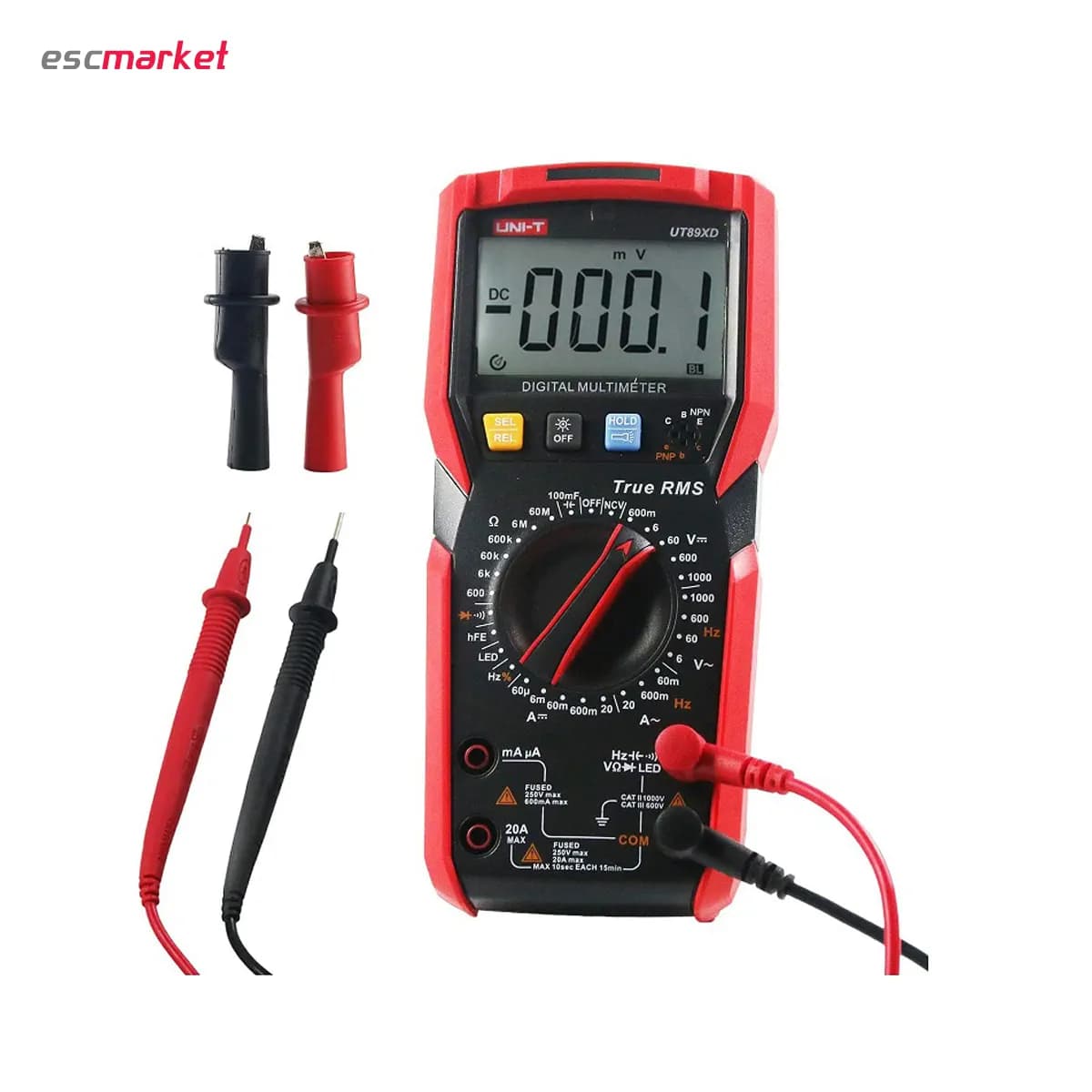 مولتی متر دیجیتال یونیتی مدل UNI-T UT89XD — تصویر ۸