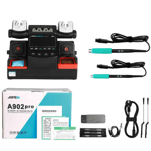 هویه دوقلو Aifen A902 Pro (به همراه 2 دسته و 6 نوک هویه) — تصویر ۶