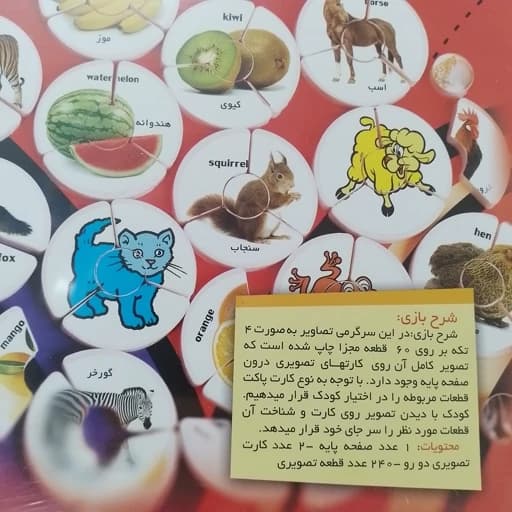 زاغک بازی کمک آموزشی هوش چین 4 تکه (4 تا 7 سال) — تصویر ۳