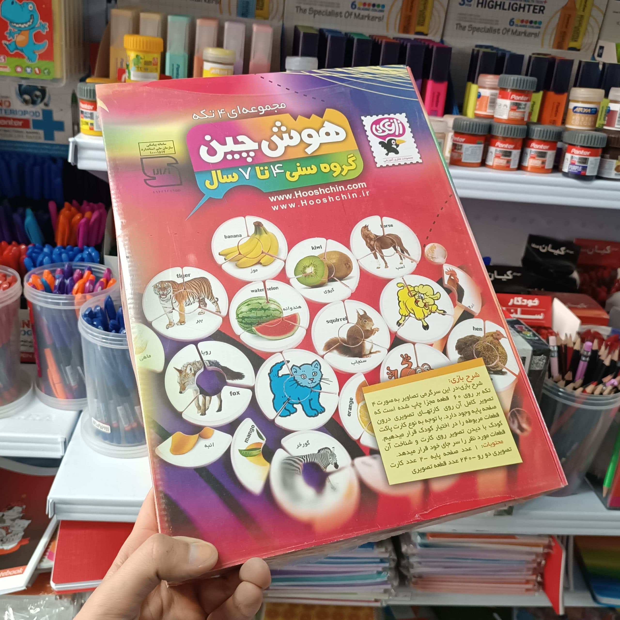 زاغک بازی کمک آموزشی هوش چین 4 تکه (4 تا 7 سال)