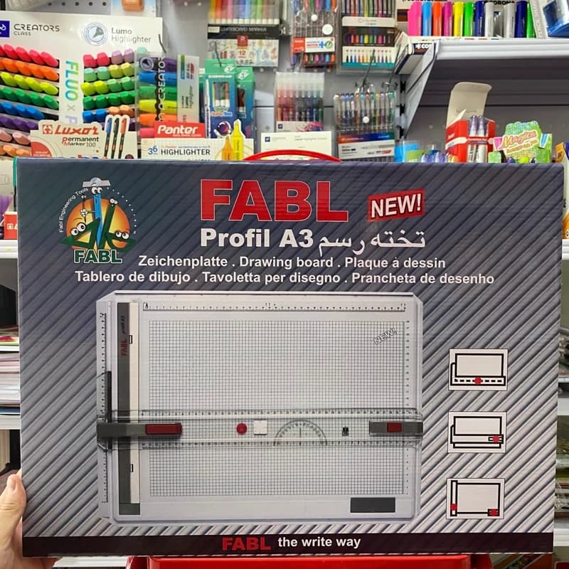 Fabl فابل تخته رسم مهندسی PROFIL (دارای پایه گونیا مخصوص) 10028 — تصویر ۴