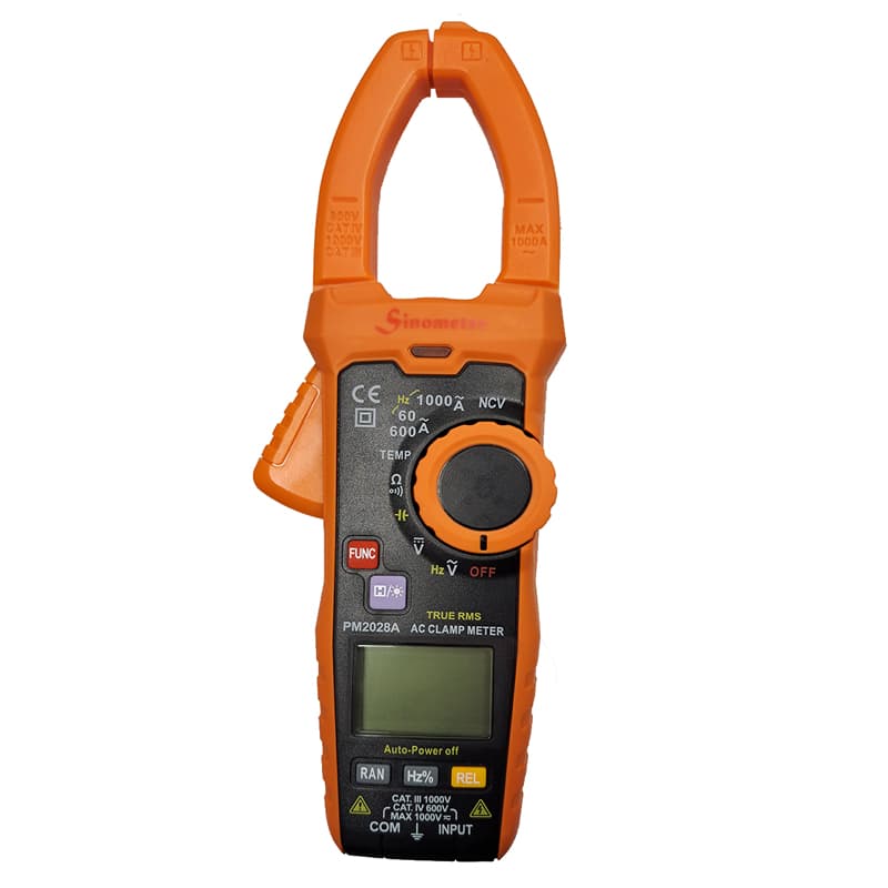 آمپرمتر کلمپی 1000 آمپر AC مدل Sinometer PM2028A — تصویر ۵