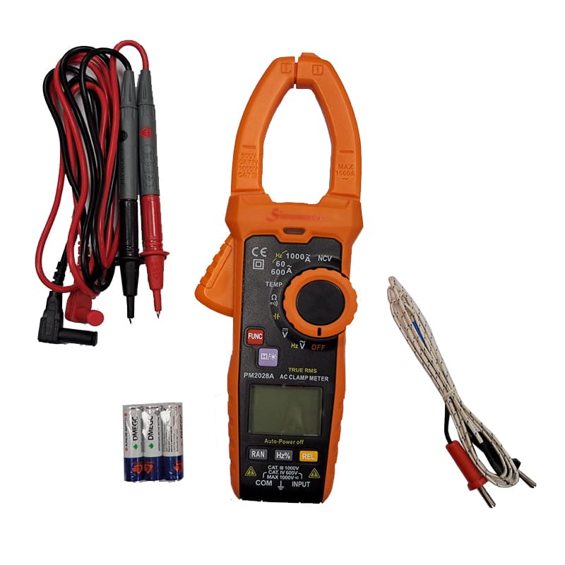 آمپرمتر کلمپی 1000 آمپر AC مدل Sinometer PM2028A — تصویر ۷