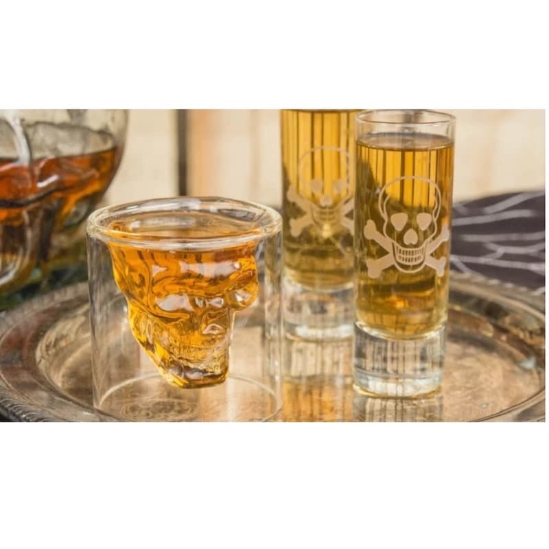 لیوان مدل دوجداره طرح جمجمه 9*9 — تصویر ۸