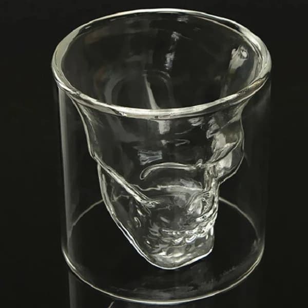 لیوان مدل دوجداره طرح جمجمه 9*9 — تصویر ۵