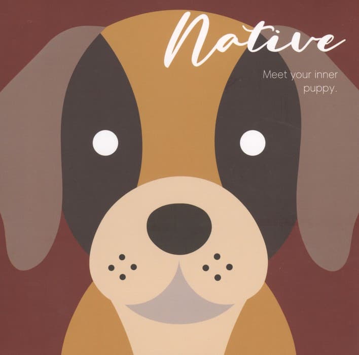 دفتر یادداشت خط دار NATIVE (طرح PUPPY) | انتشارات همین