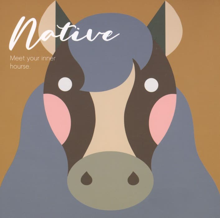 دفتر یادداشت خط دار NATIVE (طرح HOURSE) | انتشارات همین
