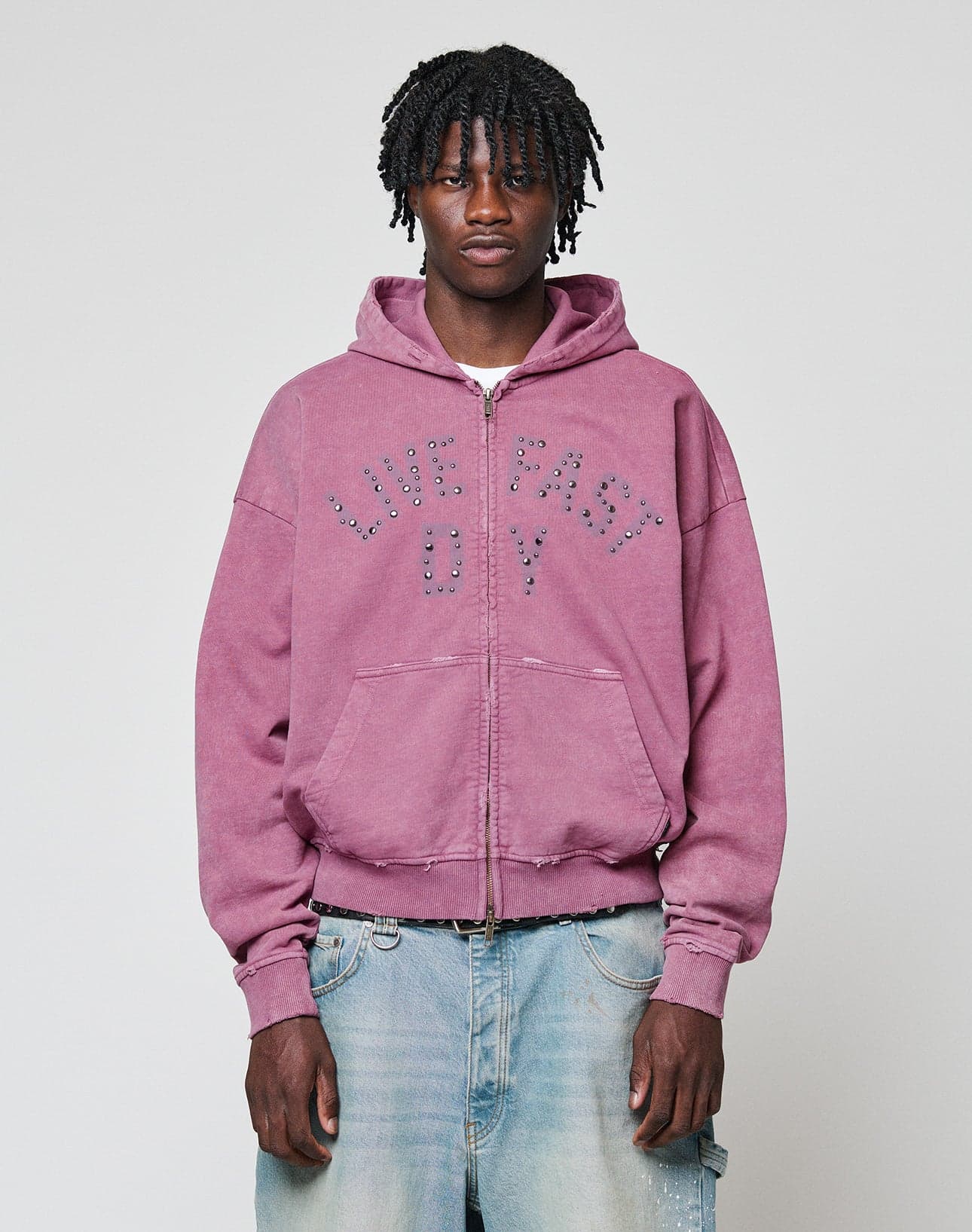 سویشرت باکسی نیوکالکشن رنگ Purple برند لیوفست LFDY