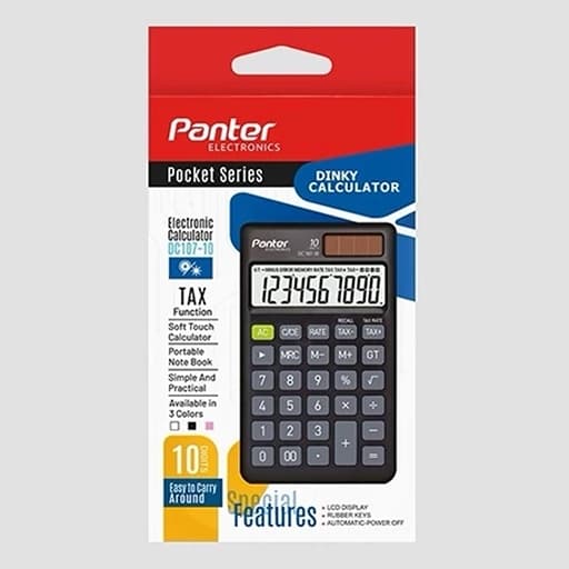 Panter پنتر ماشین حساب DC 107-10 (گارانتی لایف سرویس) — تصویر ۳