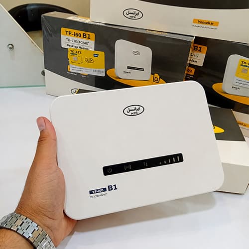 مودم ایرانسل TF-i60 B1 | مودم رومیزی TDLTE اورجینال با 100 گیگ اینترنت — تصویر ۵