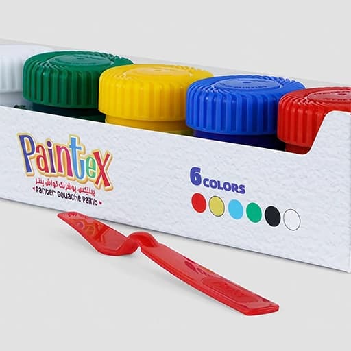 Panter پنتر گواش GP-712-6 کودک 6 رنگ 02244 — تصویر ۵