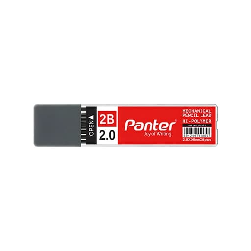 Panter پنتر مغزی اتود (مداد فشاری / نوکی / مکانیکی ) PL 302 2.0mm بارکد 00057 — تصویر ۷