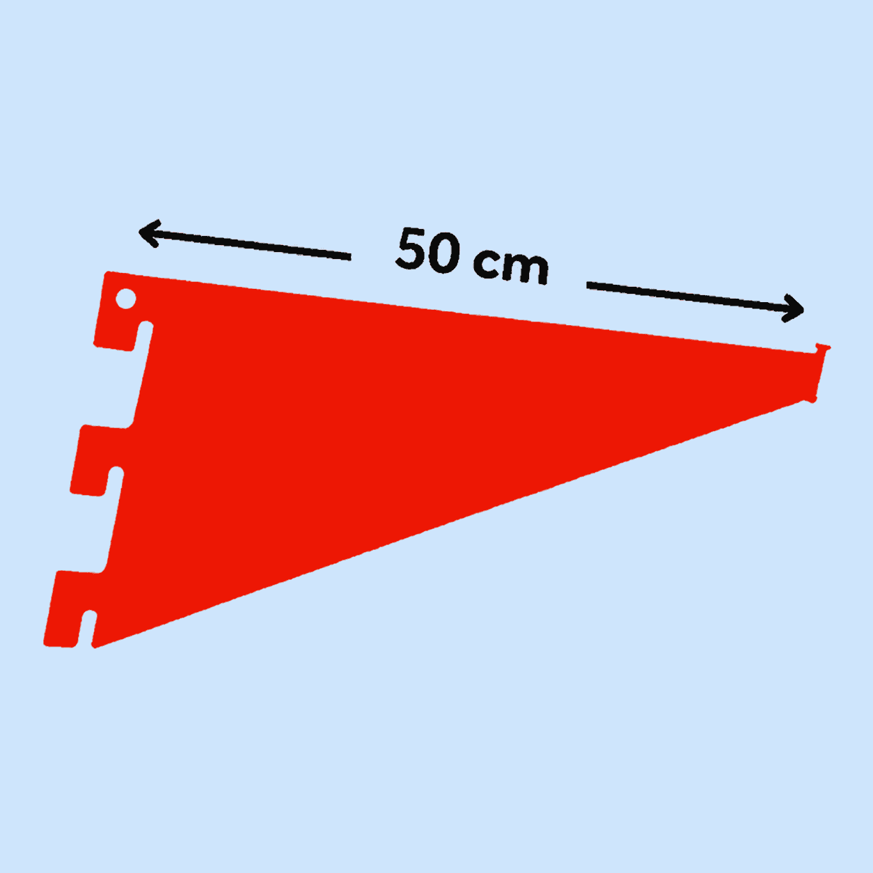 زاويه 50(لچکي) فروشگاهي (بسته 8 عددي)