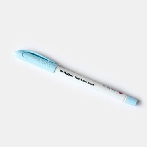 Panter پنتر خودکار DP-105 0.7 بدنه سفید (تبلیغاتی) جوهر آبی — تصویر ۳