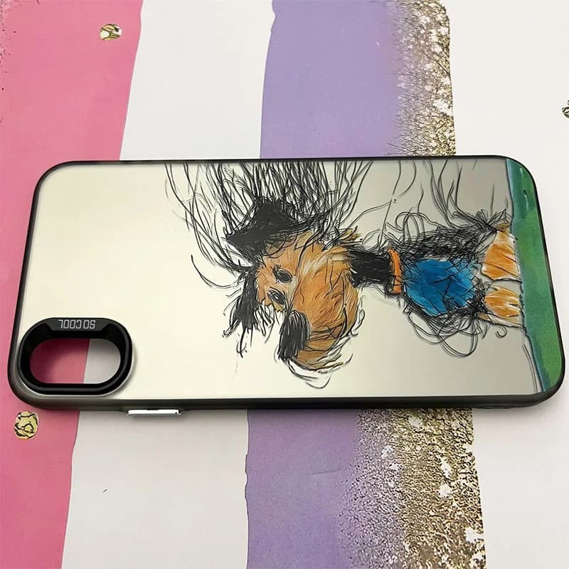 قاب گوشی iPhone XS Max آیفون So Cool طرح سگ اسکچ کد 705