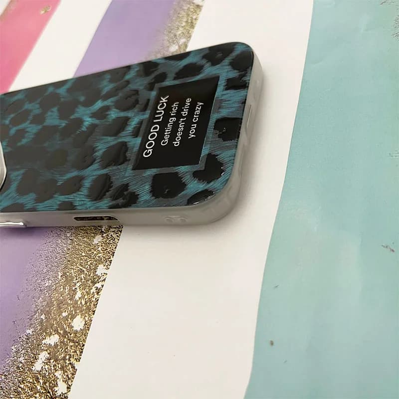 قاب گوشی iPhone 17 آیفون So Cool طرح پلنگی زمردی کد 1102 — تصویر ۲