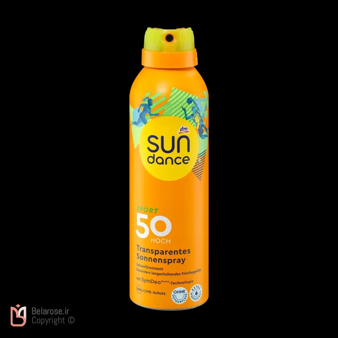 اسپری ضد آفتاب شفاف ساندنس SPF 50 حجم 200 میلیلیتر