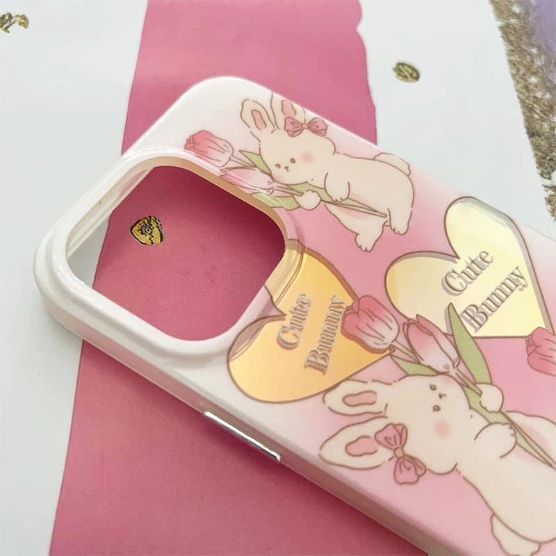 قاب گوشی iPhone 13 Pro آیفون طرح Cute Bunny کد 1089 — تصویر ۴