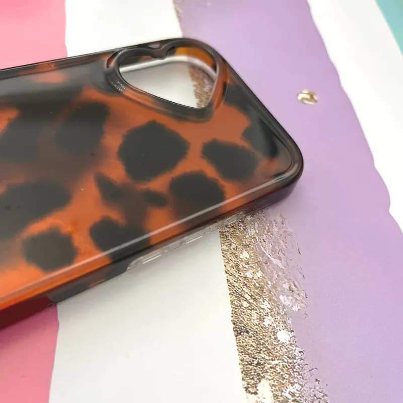 قاب گوشی iPhone 16 آیفون طرح پلنگی نارنجی کد 1043 — تصویر ۴