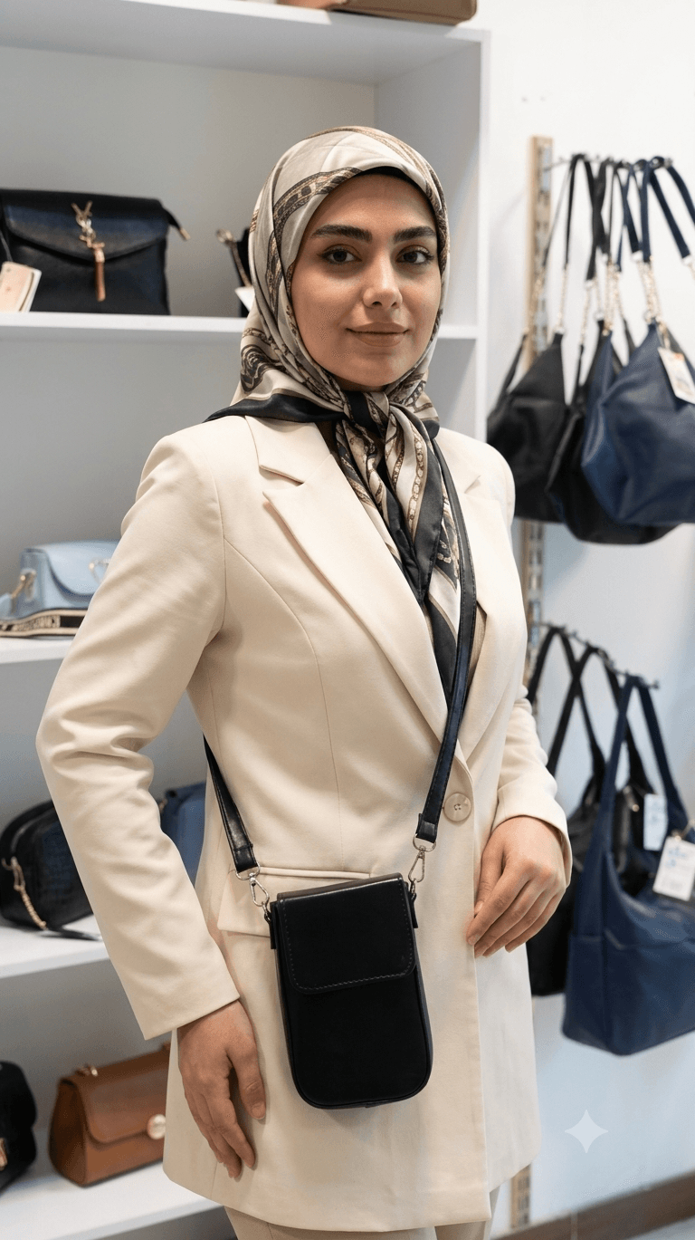 کیف دوشی دخترانه موبایلی ترند شیک