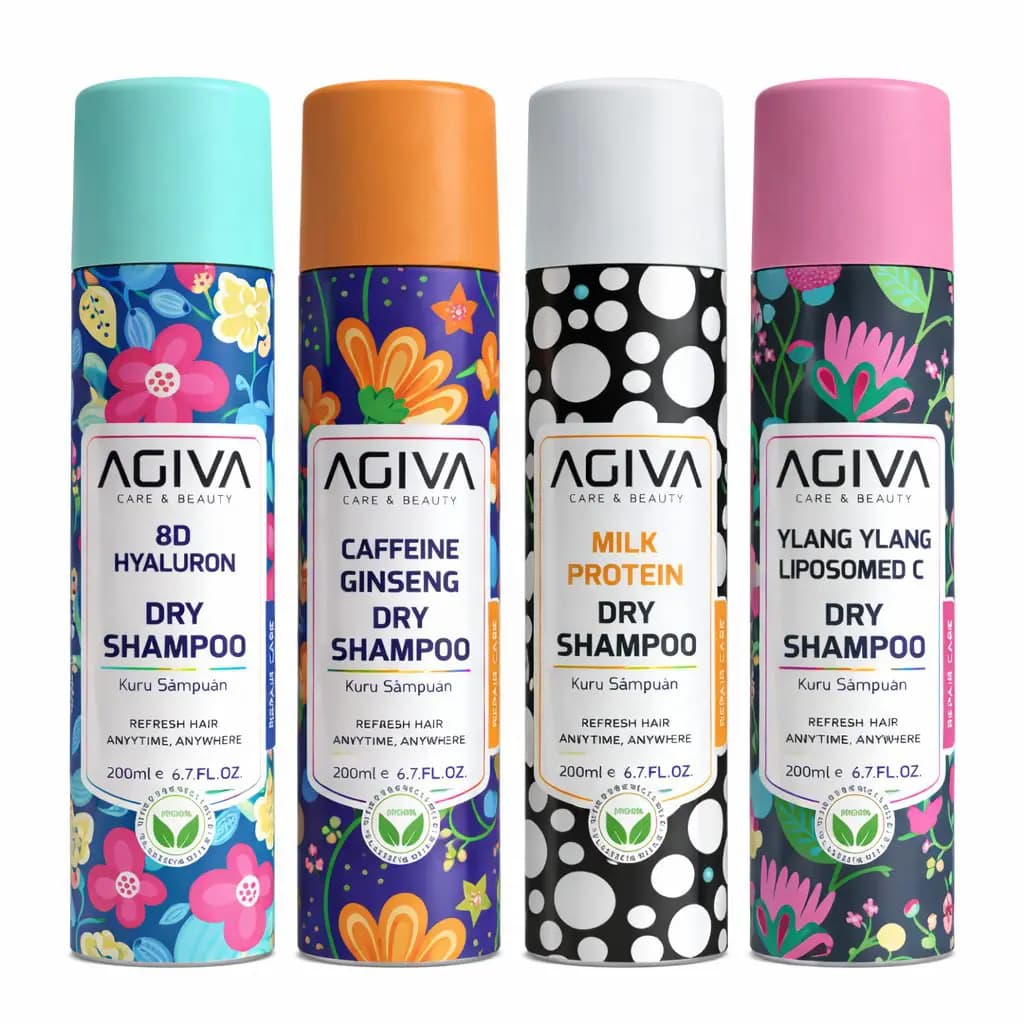 شامپو خشک آگیوا Agiva مدل agiva dry shampoo حجم 200 میل