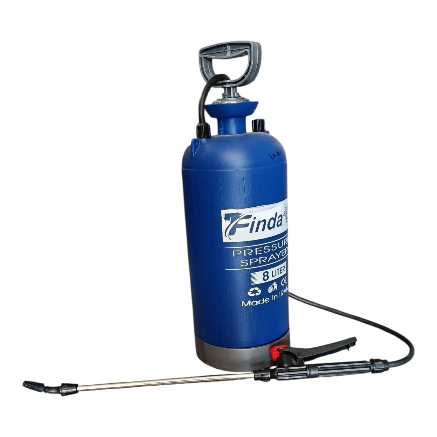 سمپاش 8 لیتری فیندا مدل Pressure Sprayer — تصویر ۲