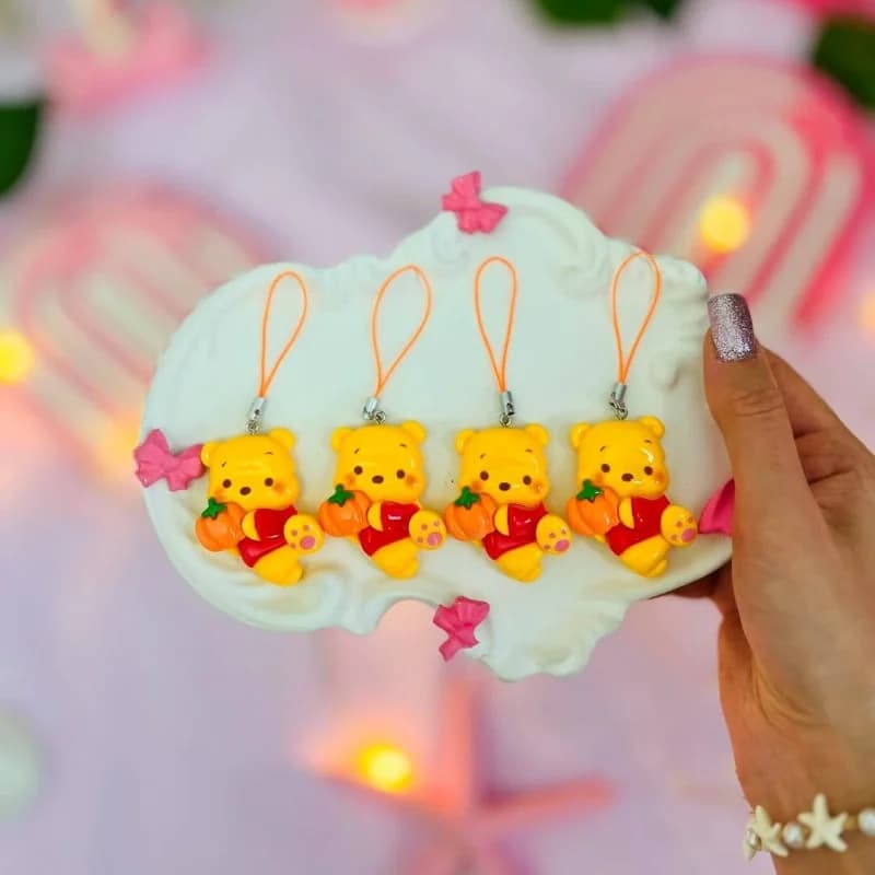 آویز فلش و موبایل طرح وینی پو کد 1055