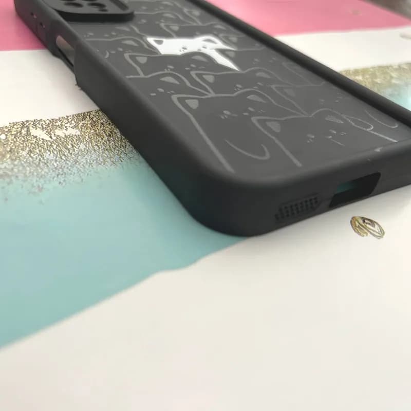 قاب گوشی Redmi Note 11 Pro / Redmi Note 12 Pro 4G شیائومی سولید طرح گربه کد ۷۷۰ — تصویر ۲
