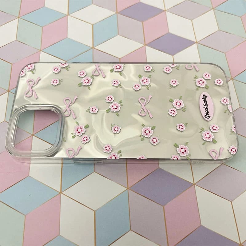 قاب گوشی iPhone 13 / 14 آیفون طرح گل موج دار کد 1030 — تصویر ۴