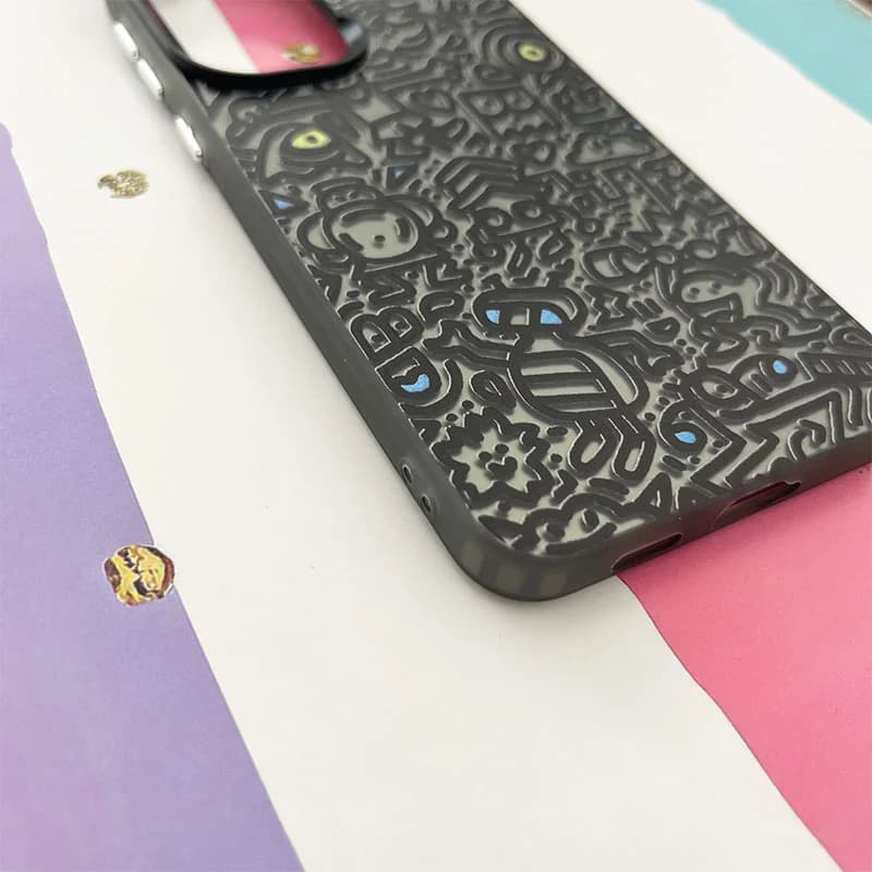 قاب گوشی Galaxy A57 سامسونگ So Cool طرح Doodle کد 1025 — تصویر ۴
