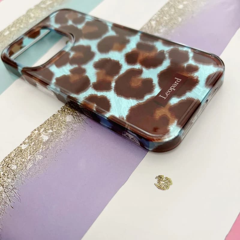 قاب گوشی آیفون iPhone 15 pro طرح Aqua Leopard کد 1004 — تصویر ۴