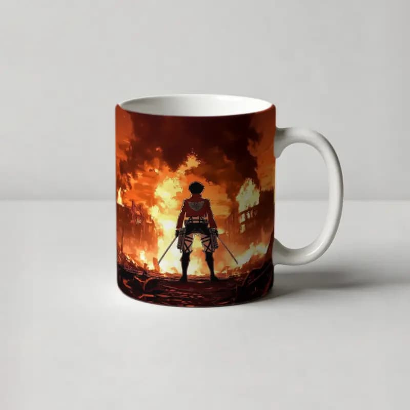ماگ انیمه طرح اتک آن تایتان attack on Titan – کد LA029