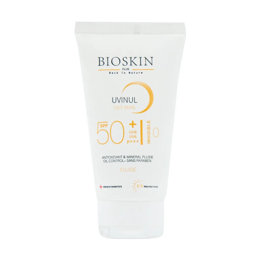 فلوئید ضد آفتاب SPF50 پوست چرب و مختلط بایو اسکین پلاس 40 میلی لیتر — تصویر ۳