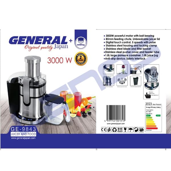 آبمیوه گیری جنرال مدل GE-9843