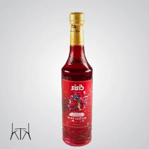 سیروپ اکلیلی رابی گلیتر سی سیب SISIB Ruby Glitter