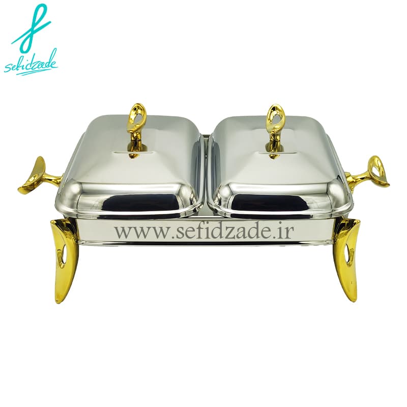 سوفله دوقلو استیل سلینا مدل فلیم طلایی 95416 — تصویر ۵
