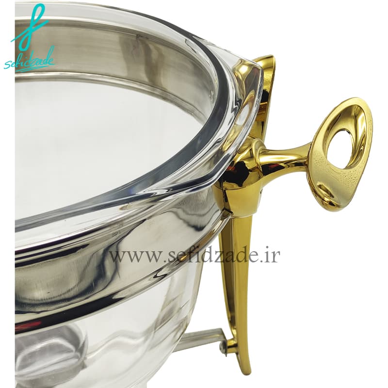 سوفله سوپ خوری استیل سلینا مدل فلیم طلایی 95410 — تصویر ۲