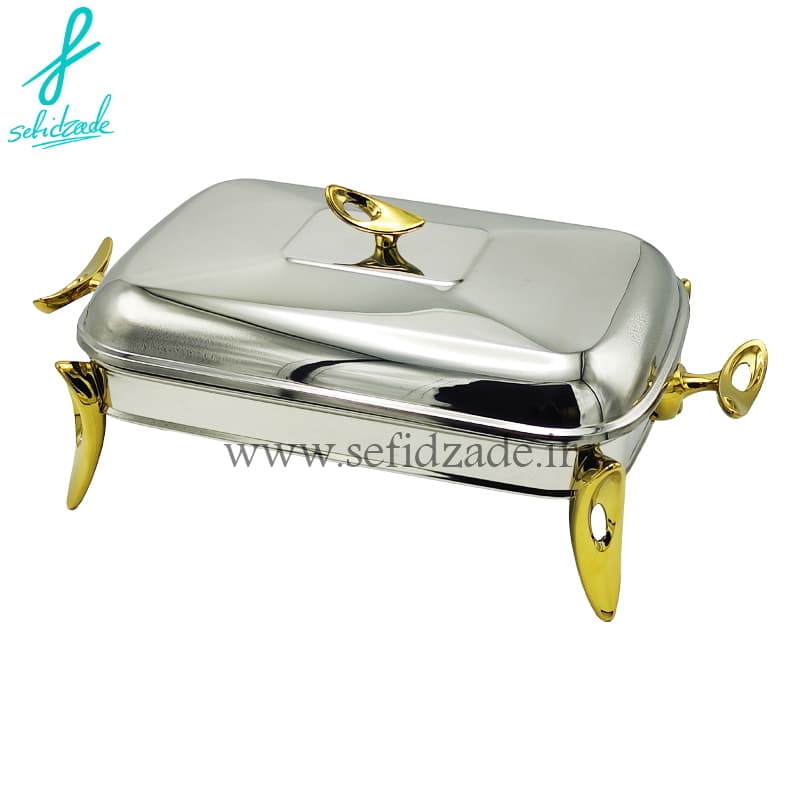 سوفله خوری استیل سلینا مدل فلیم طلایی سایز بزرگ 95414