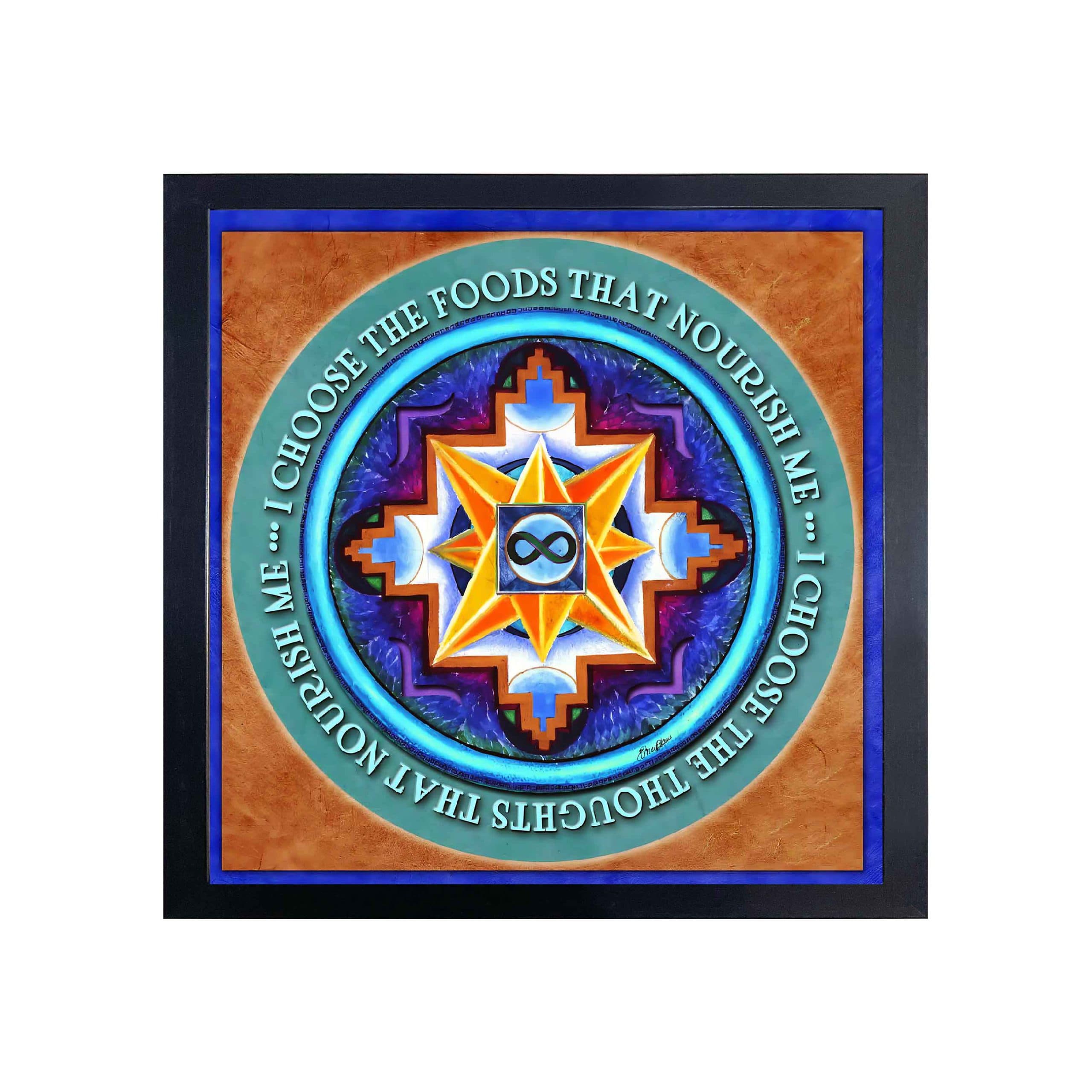 تابلو چاپی ماندالا 40 – mandala