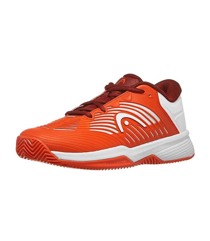 کفش تنیس بچه‌گانه هد Revolt Pro 4.5 Clay Orange/White Junior