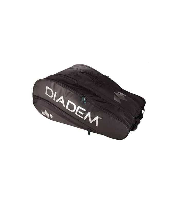 ساک تنیس دایادم Diadem Tour 12 Pack Nova Bag Black/Chrome
