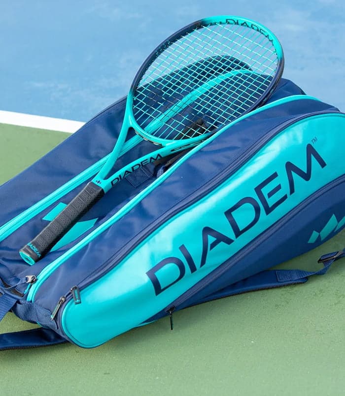 ساک تنیس دایادم Diadem Tour 12 Pack Elevate Bag Teal/Navy — تصویر ۶