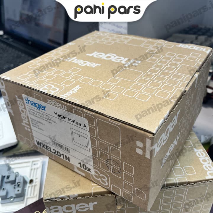 پریز شبکه تک پورت rj45 هاگر (hager) — تصویر ۸