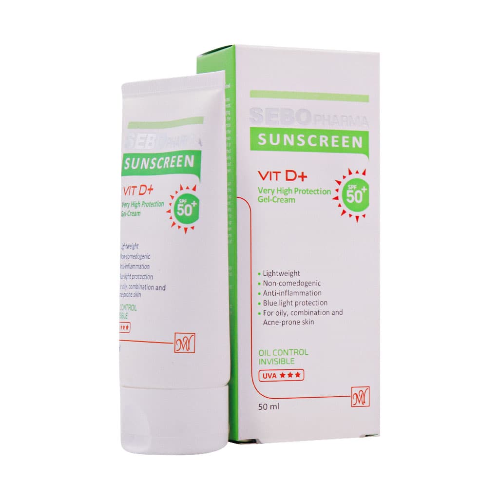کرم ضد آفتاب SPF۵۰ کنترل کننده چربی بی رنگ سبو فارما مای فارما ۵۰ میلی لیتر — تصویر ۲